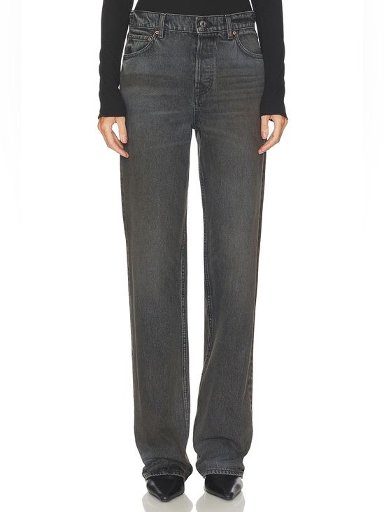 GRLFRND Denim - GRLFRND
Bella Cinch Low Rise Boyfriend in Dark Cloud